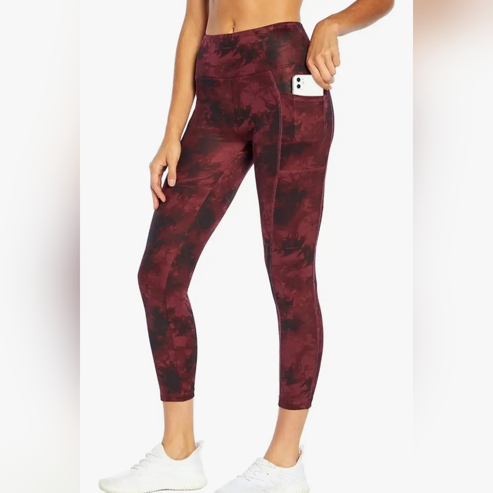 Bally Total‎ Fitness Women's High Rise Side Pocket Ankle Legging